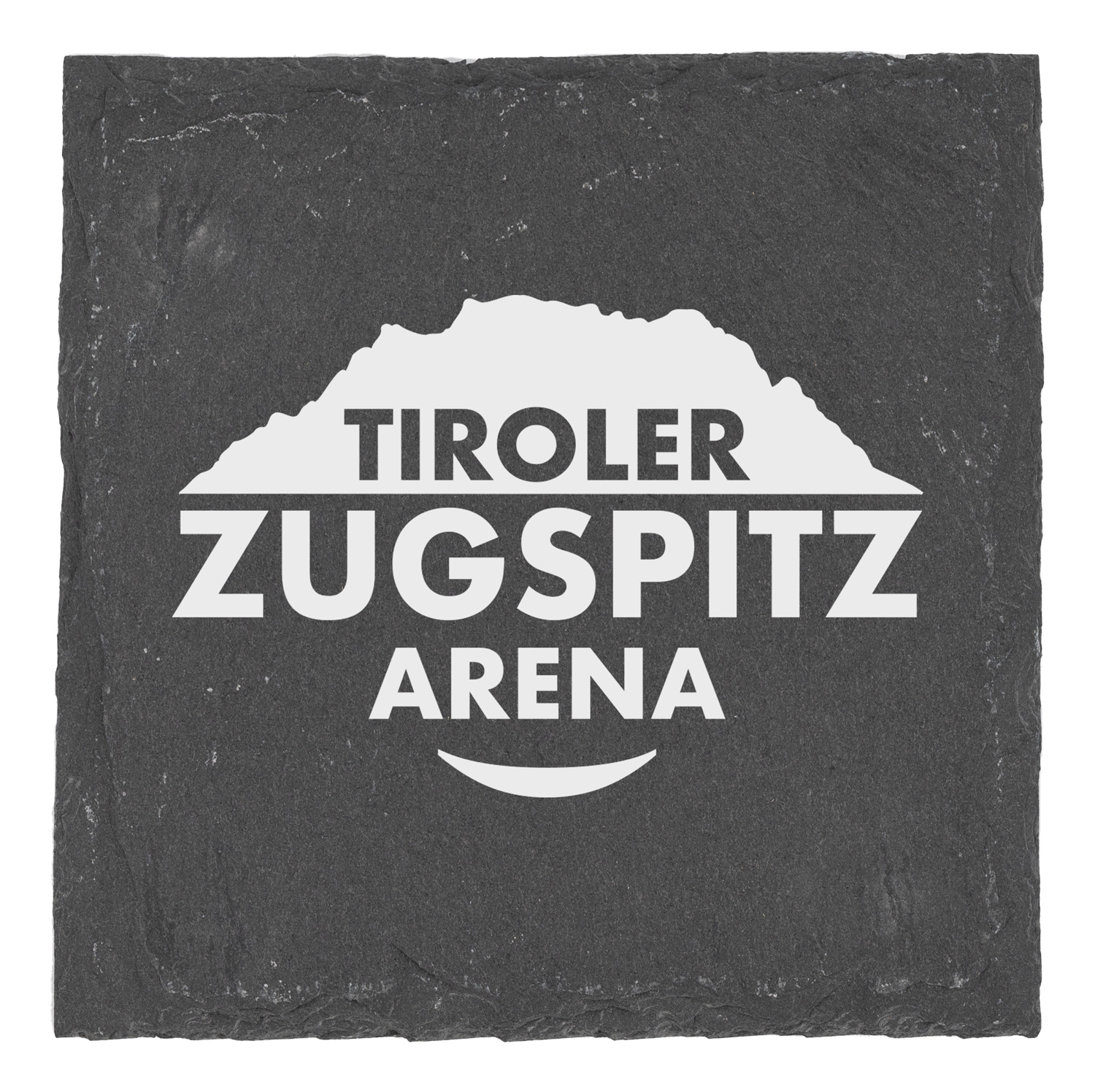 Schiefer Untersetzer "Tiroler Zugspitz Arena"